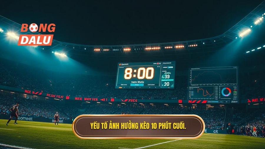 Phân tích các yếu tố ảnh hưởng đến kèo cược đội thắng trong 10 phút cuối trận