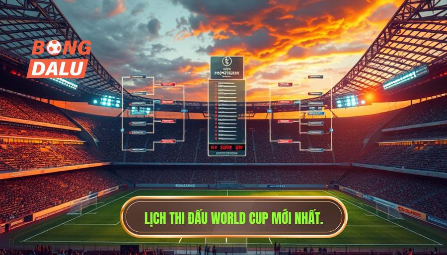 Lịch thi đấu World Cup mới nhất