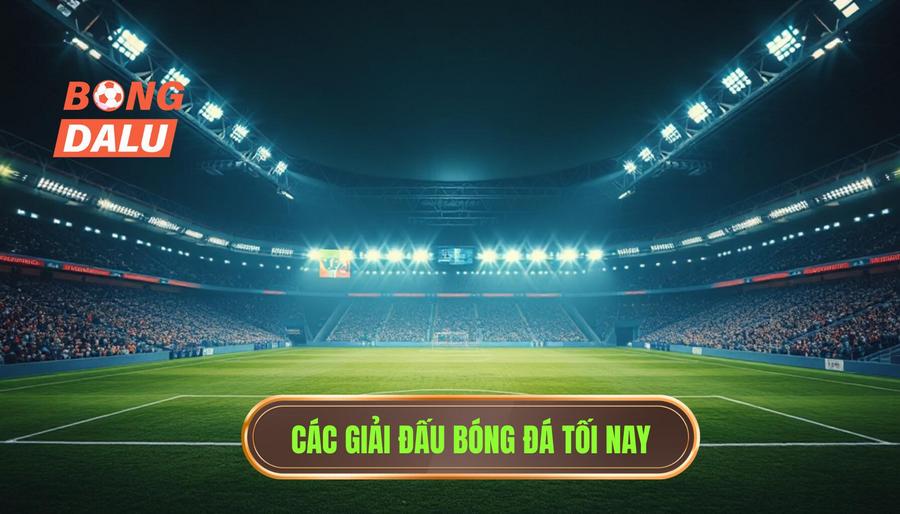 Các giải đấu bóng đá tối nay